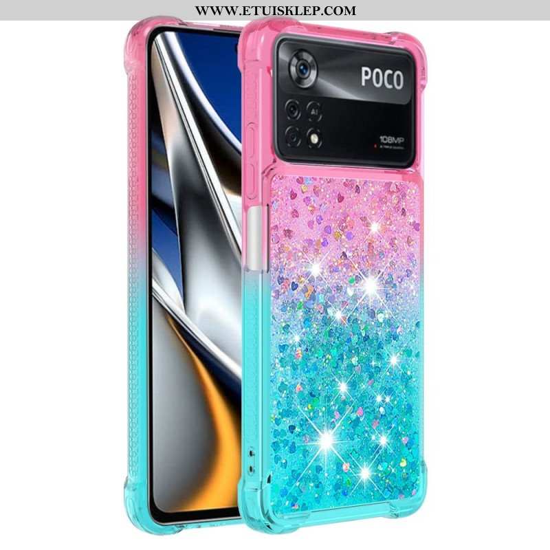 Etui do Poco X4 Pro 5G Kolorowe Cekiny